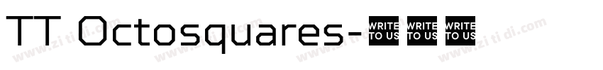 TT Octosquares字体转换 TT Octosquares字体转换